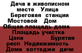 Дача в живописном месте › Улица ­ Береговая, станции Мостовой › Дом ­ 27 › Общая площадь дома ­ 30 › Площадь участка ­ 15 › Цена ­ 550 000 - Бурятия респ. Недвижимость » Дома, коттеджи, дачи продажа   